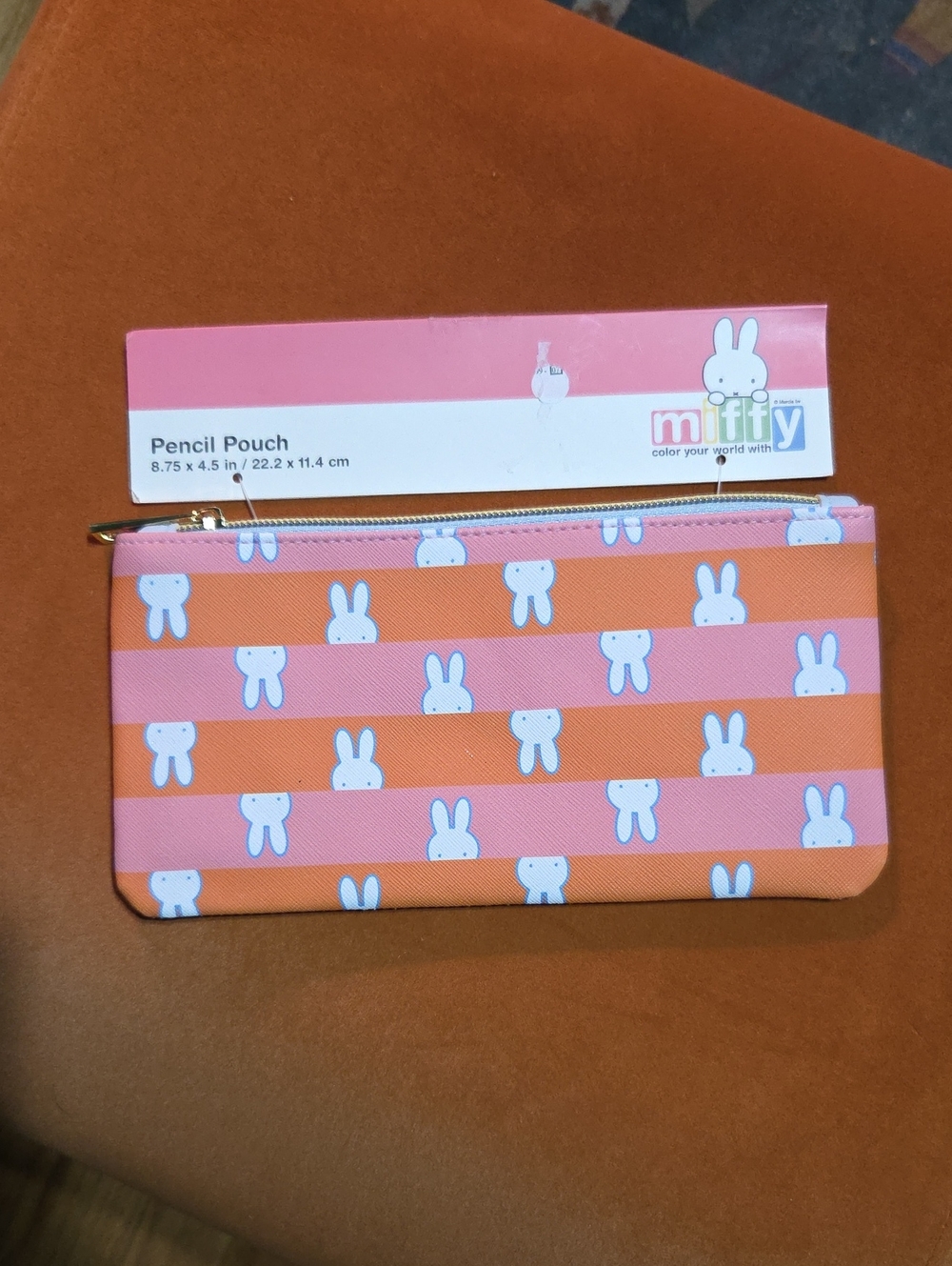 Miffy Pencil Pouch - Peek Pink